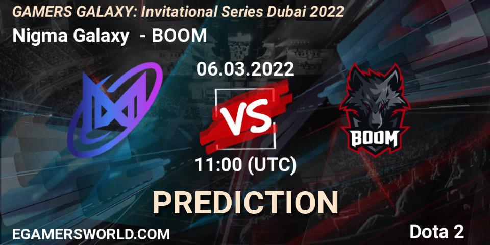 Prognoza Nigma Galaxy - BOOM. 06.03.2022 at 10:54, Dota 2, GAMERS GALAXY: Invitational Series Dubai 2022
