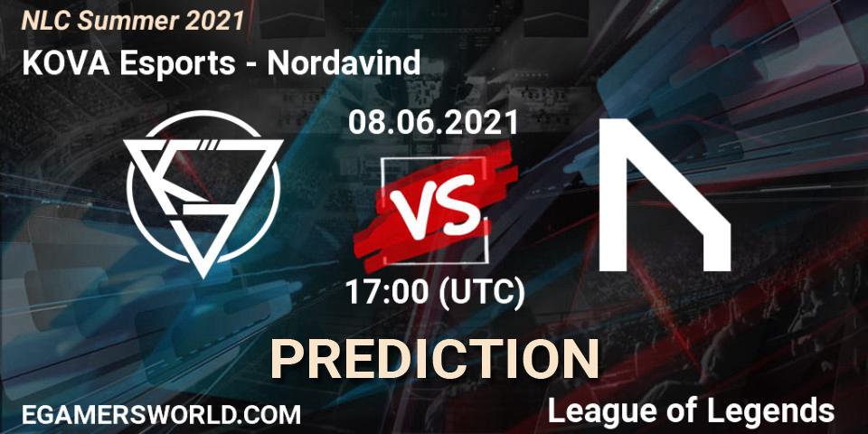 Prognoza KOVA Esports - Nordavind. 08.06.2021 at 17:00, LoL, NLC Summer 2021