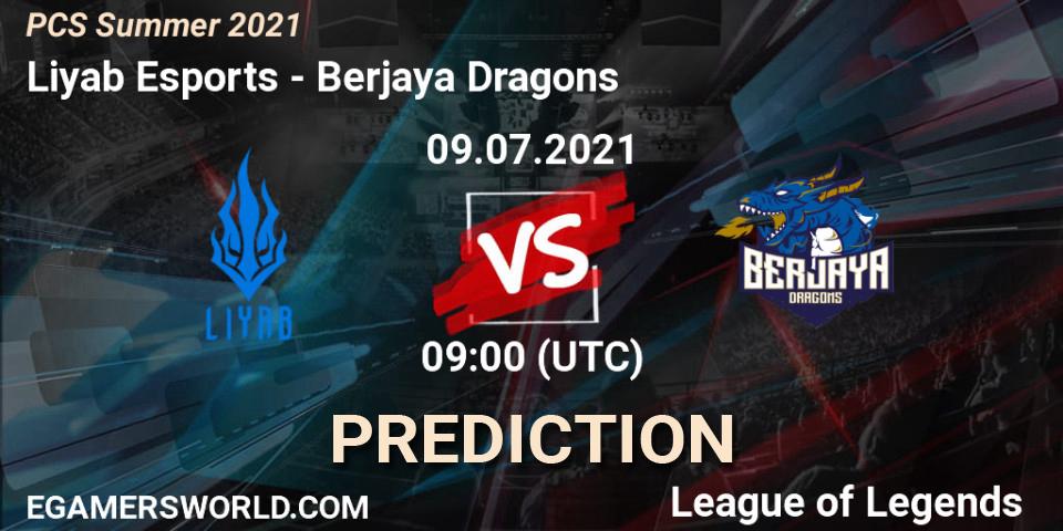 Prognoza Liyab Esports - Berjaya Dragons. 09.07.2021 at 09:00, LoL, PCS Summer 2021