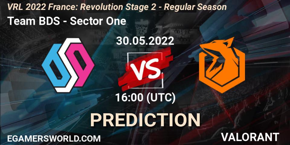 Prognoza Team BDS - Sector One. 30.05.2022 at 16:00, VALORANT, VRL 2022 France: Revolution Stage 2 - Regular Season