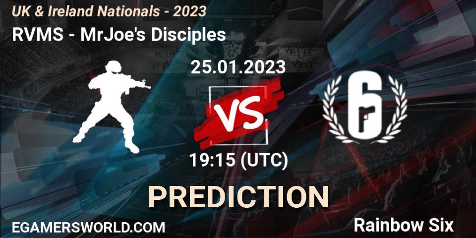 Prognoza RVMS - MrJoe's Disciples. 25.01.2023 at 19:15, Rainbow Six, UK & Ireland Nationals - 2023