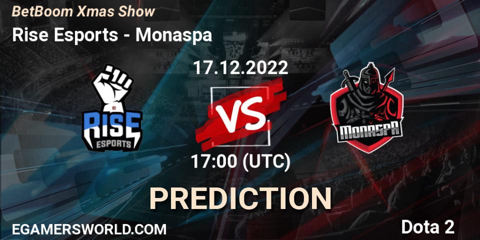 Prognoza Rise Esports - Monaspa. 17.12.2022 at 17:01, Dota 2, BetBoom Xmas Show