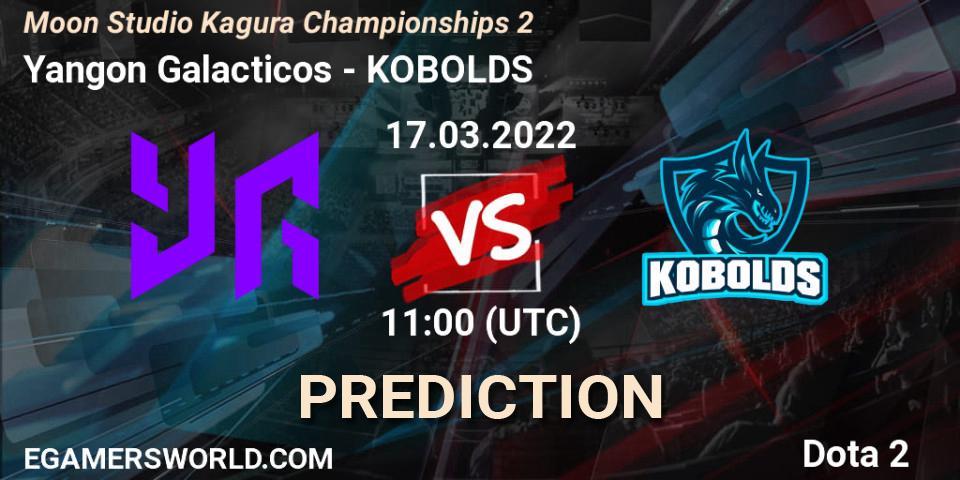 Prognoza Yangon Galacticos - KOBOLDS. 17.03.2022 at 11:01, Dota 2, Moon Studio Kagura Championships 2