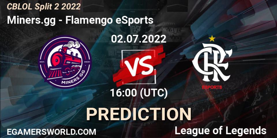 Prognoza Miners.gg - Flamengo eSports. 02.07.2022 at 16:00, LoL, CBLOL Split 2 2022