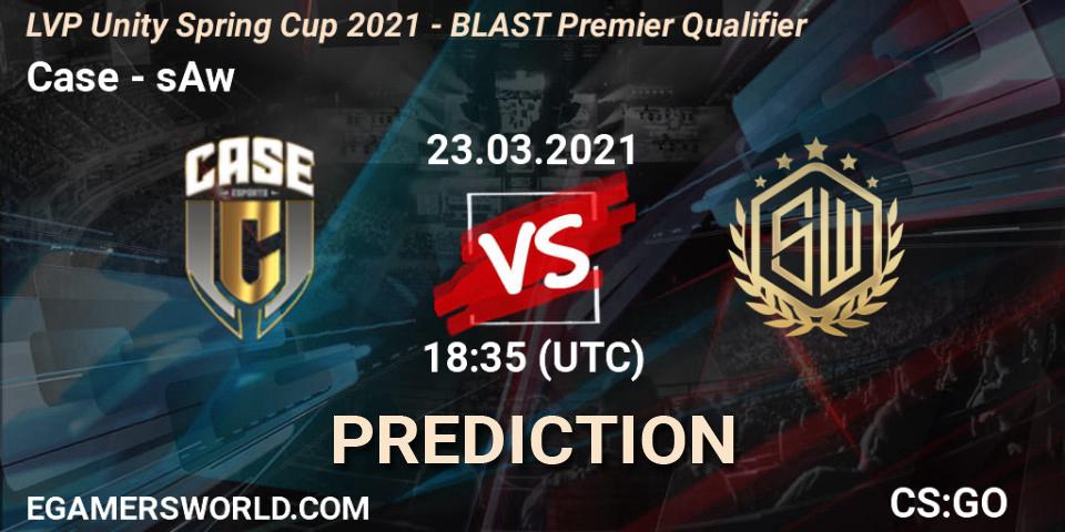 Prognoza Case - sAw. 23.03.21, CS2 (CS:GO), LVP Unity Cup Spring 2021 - BLAST Premier Qualifier