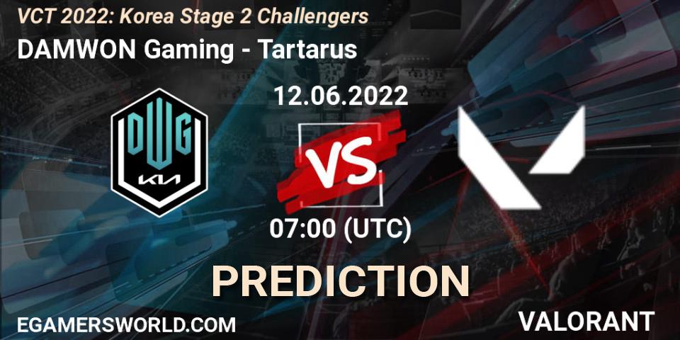 Prognoza DAMWON Gaming - Tartarus. 12.06.2022 at 07:00, VALORANT, VCT 2022: Korea Stage 2 Challengers