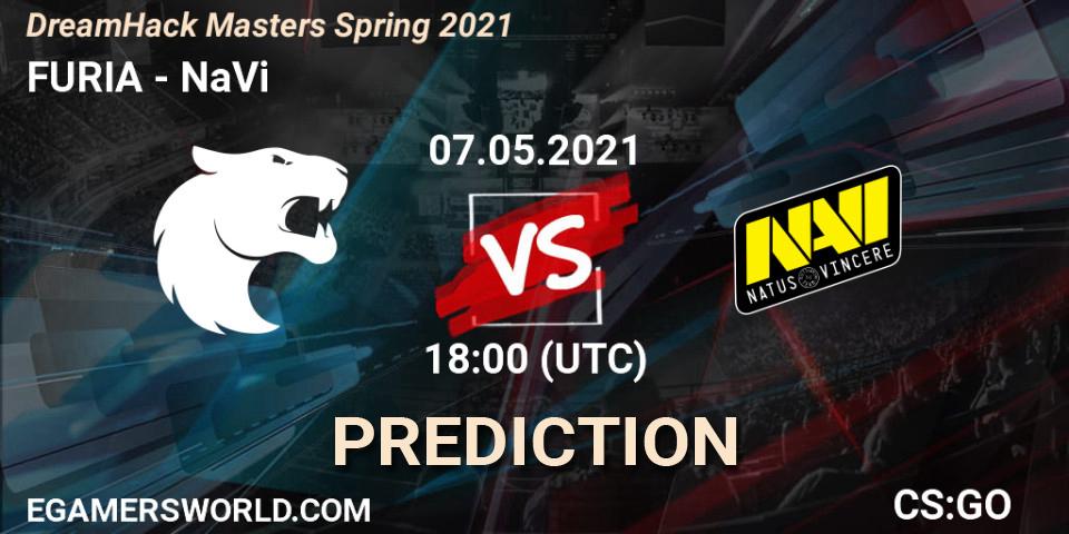 Prognoza FURIA - NaVi. 07.05.2021 at 18:30, Counter-Strike (CS2), DreamHack Masters Spring 2021