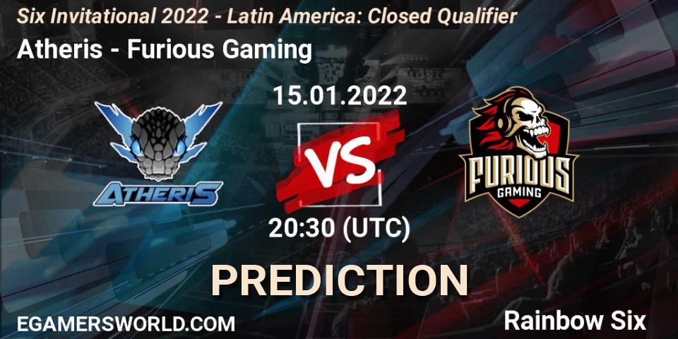 Prognoza Atheris - Furious Gaming. 15.01.2022 at 20:30, Rainbow Six, Six Invitational 2022 - Latin America: Closed Qualifier