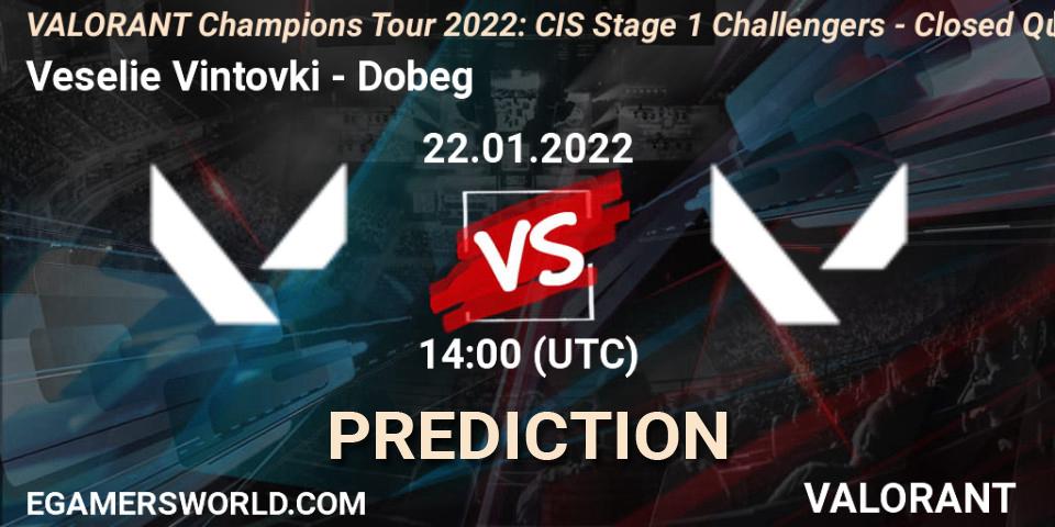 Prognoza Veselie Vintovki - Dobeg. 22.01.2022 at 14:00, VALORANT, VCT 2022: CIS Stage 1 Challengers - Closed Qualifier 2