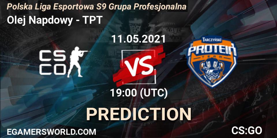 Prognoza Olej Napędowy - TPT. 11.05.2021 at 19:00, Counter-Strike (CS2), Polska Liga Esportowa S9 Grupa Profesjonalna