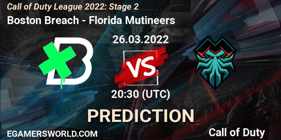 Prognoza Boston Breach - Florida Mutineers. 26.03.22, Call of Duty, Call of Duty League 2022: Stage 2