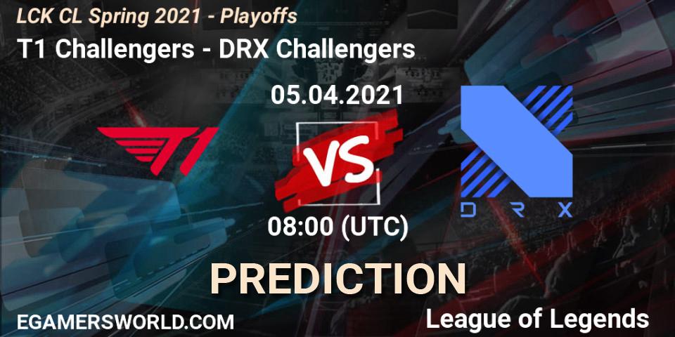 Prognoza T1 Challengers - DRX Challengers. 05.04.2021 at 08:00, LoL, LCK CL Spring 2021 - Playoffs