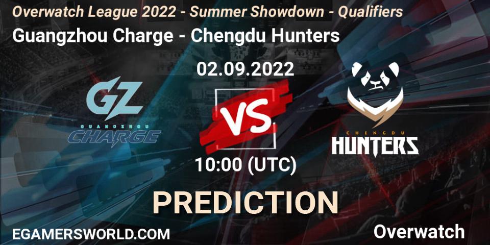 Prognoza Guangzhou Charge - Chengdu Hunters. 02.09.22, Overwatch, Overwatch League 2022 - Summer Showdown - Qualifiers