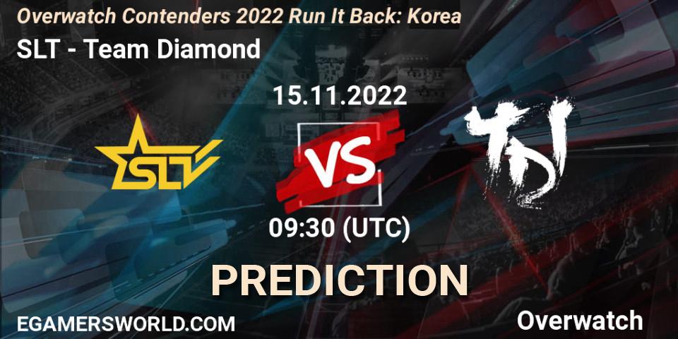 Prognoza SLT - Team Diamond. 15.11.2022 at 09:30, Overwatch, Overwatch Contenders 2022 Run It Back: Korea