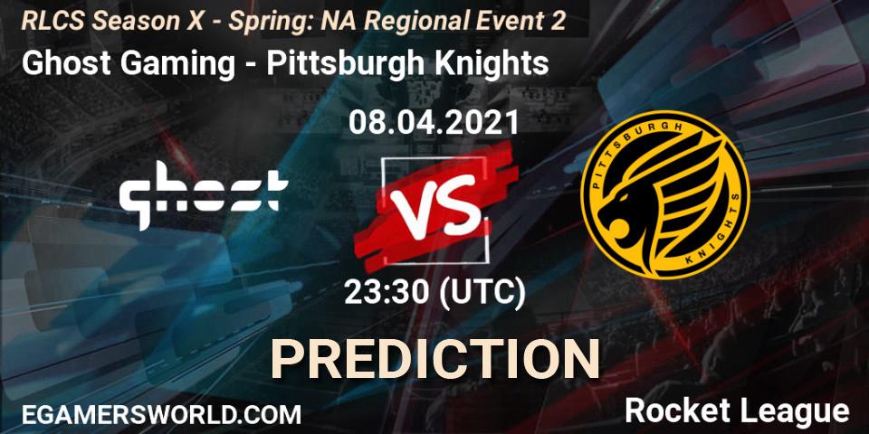 Prognoza Ghost Gaming - Pittsburgh Knights. 08.04.2021 at 23:30, Rocket League, RLCS Season X - Spring: NA Regional Event 2