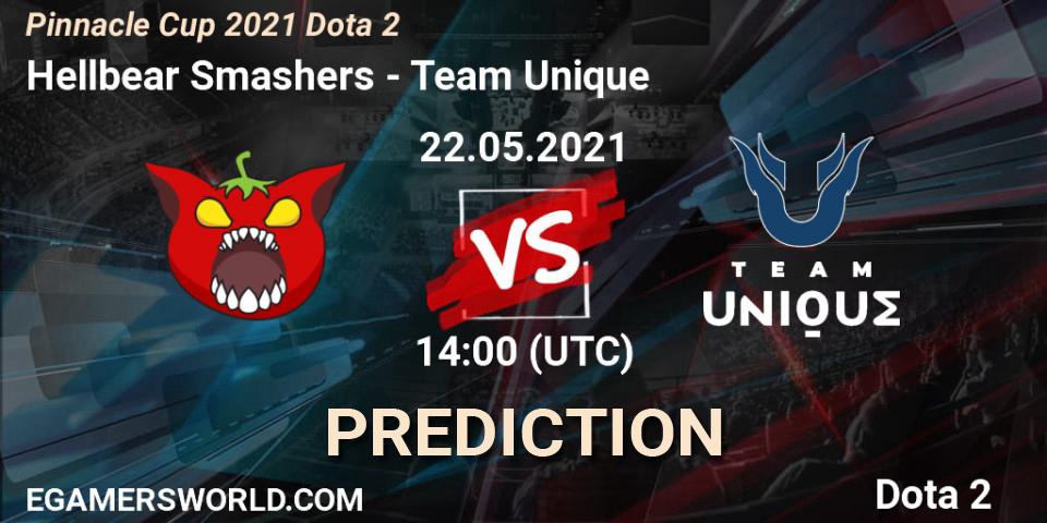 Prognoza Hellbear Smashers - Team Unique. 22.05.2021 at 14:02, Dota 2, Pinnacle Cup 2021 Dota 2
