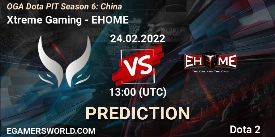 Prognoza Xtreme Gaming - EHOME. 24.02.2022 at 12:11, Dota 2, OGA Dota PIT Season 6: China