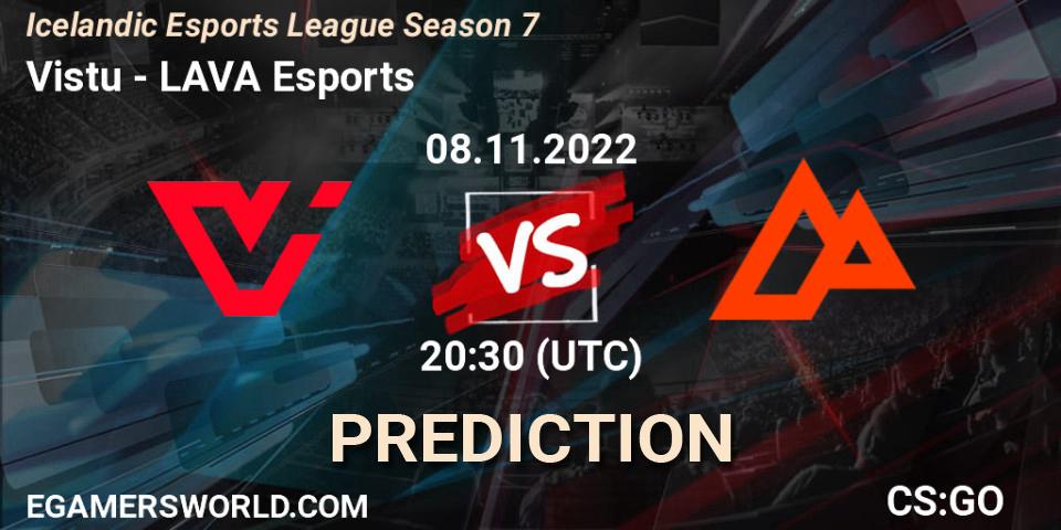 Prognoza Viðstöðu - LAVA Esports. 08.11.2022 at 20:30, Counter-Strike (CS2), Icelandic Esports League Season 7