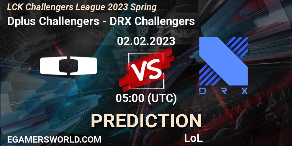Prognoza Dplus Challengers - DRX Challengers. 02.02.23, LoL, LCK Challengers League 2023 Spring