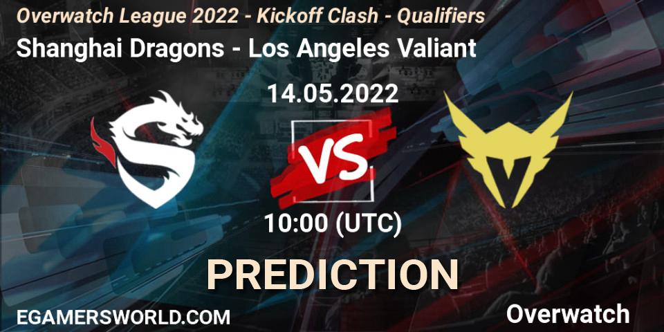 Prognoza Shanghai Dragons - Los Angeles Valiant. 27.05.2022 at 13:15, Overwatch, Overwatch League 2022 - Kickoff Clash - Qualifiers