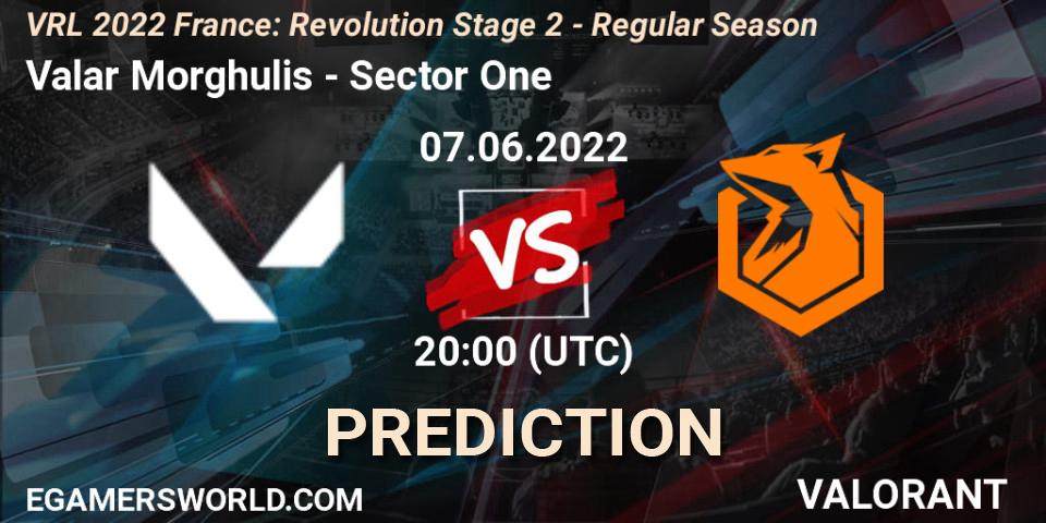Prognoza Valar Morghulis - Sector One. 07.06.2022 at 20:00, VALORANT, VRL 2022 France: Revolution Stage 2 - Regular Season