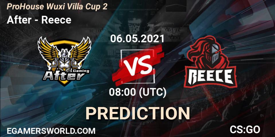 Prognoza After - Reece. 06.05.2021 at 08:35, Counter-Strike (CS2), ProHouse Wuxi Villa Cup Season 2