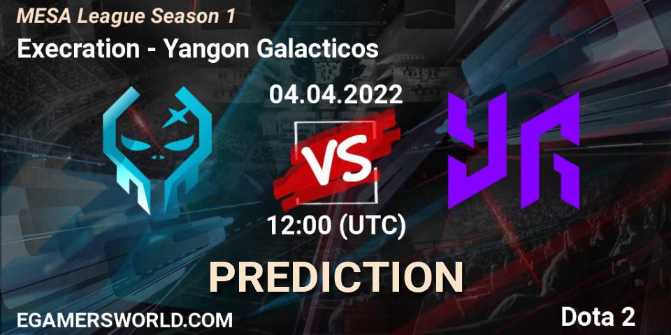 Prognoza Execration - Yangon Galacticos. 04.04.22, Dota 2, MESA League Season 1
