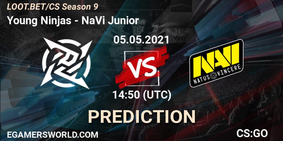 Prognoza Young Ninjas - NaVi Junior. 05.05.2021 at 14:50, Counter-Strike (CS2), LOOT.BET/CS Season 9