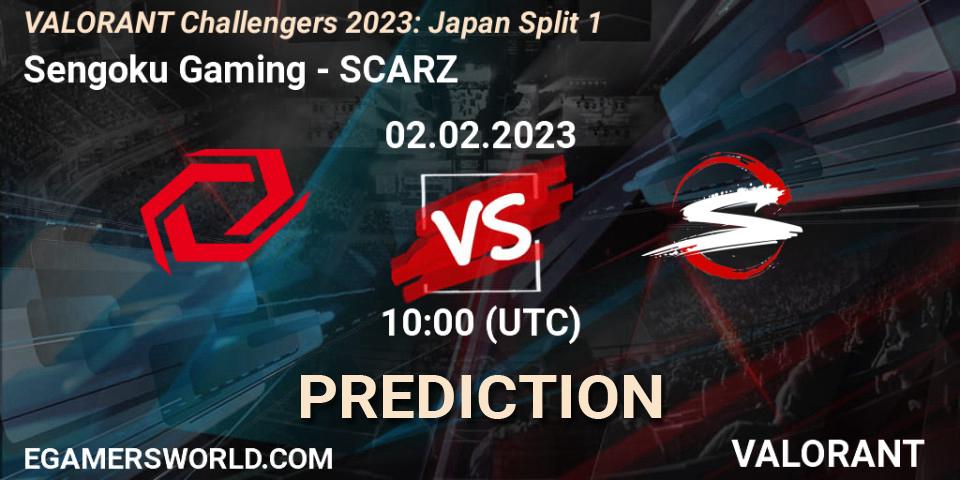 Prognoza Sengoku Gaming - SCARZ. 02.02.23, VALORANT, VALORANT Challengers 2023: Japan Split 1