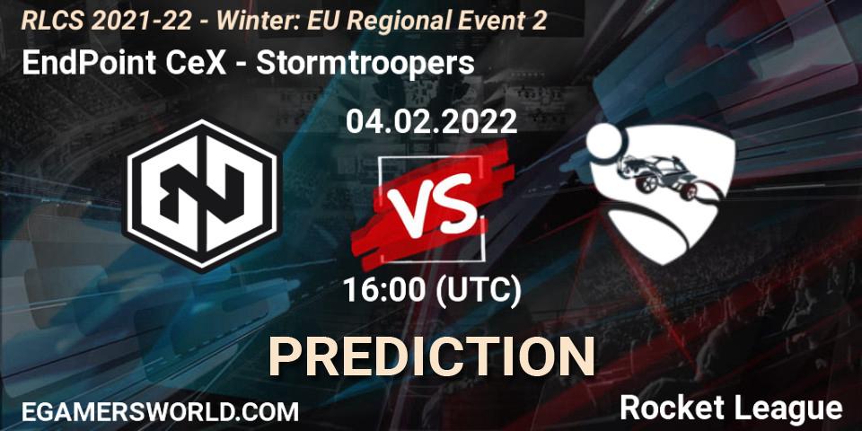 Prognoza EndPoint CeX - Stormtroopers. 04.02.2022 at 16:00, Rocket League, RLCS 2021-22 - Winter: EU Regional Event 2