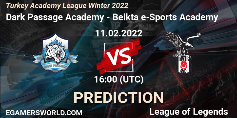 Prognoza Dark Passage Academy - Beşiktaş e-Sports Academy. 11.02.2022 at 16:00, LoL, Turkey Academy League Winter 2022