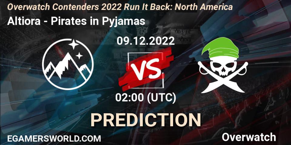Prognoza Altiora - Pirates in Pyjamas. 09.12.2022 at 02:00, Overwatch, Overwatch Contenders 2022 Run It Back: North America