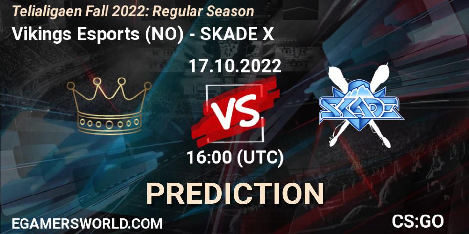 Prognoza Vikings Esports - SKADE X. 17.10.2022 at 16:00, Counter-Strike (CS2), Telialigaen Fall 2022: Regular Season