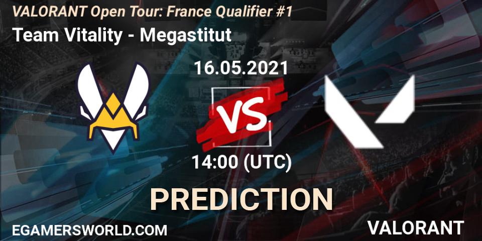 Prognoza Team Vitality - Megastitut. 16.05.2021 at 14:00, VALORANT, VALORANT Open Tour: France Qualifier #1