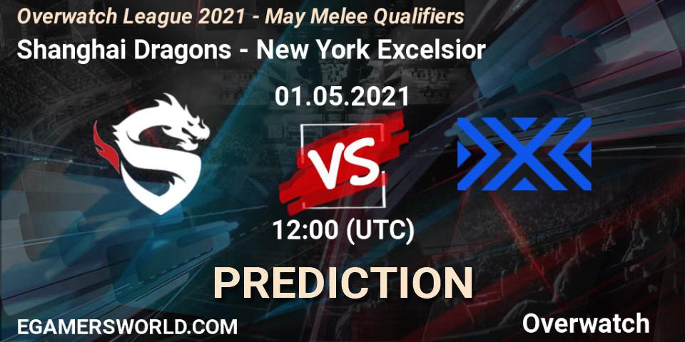 Prognoza Shanghai Dragons - New York Excelsior. 01.05.2021 at 11:00, Overwatch, Overwatch League 2021 - May Melee Qualifiers