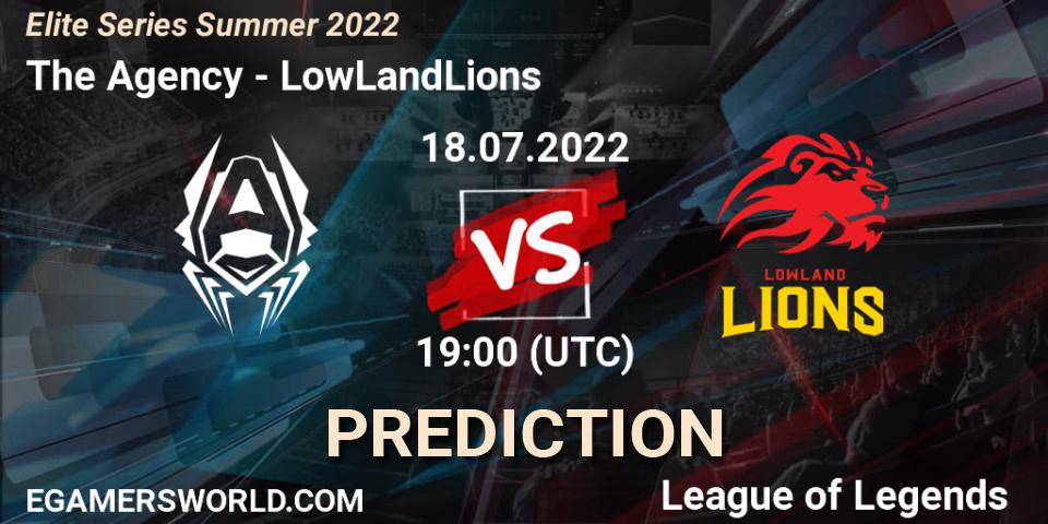 Prognoza The Agency - LowLandLions. 18.07.22, LoL, Elite Series Summer 2022