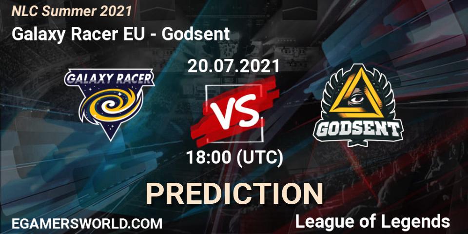Prognoza Galaxy Racer EU - Godsent. 20.07.2021 at 18:00, LoL, NLC Summer 2021
