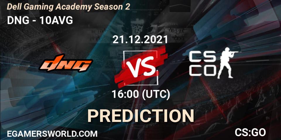 Prognoza DNG - 10AVG. 21.12.2021 at 16:00, Counter-Strike (CS2), Dell Gaming Academy Season 2