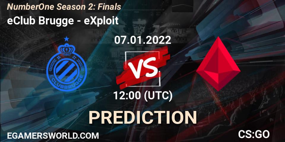 Prognoza eClub Brugge - eXploit. 07.01.22, CS2 (CS:GO), NumberOne Season 2: Finals