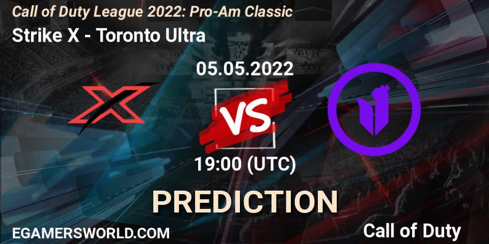 Prognoza Strike X - Toronto Ultra. 05.05.22, Call of Duty, Call of Duty League 2022: Pro-Am Classic