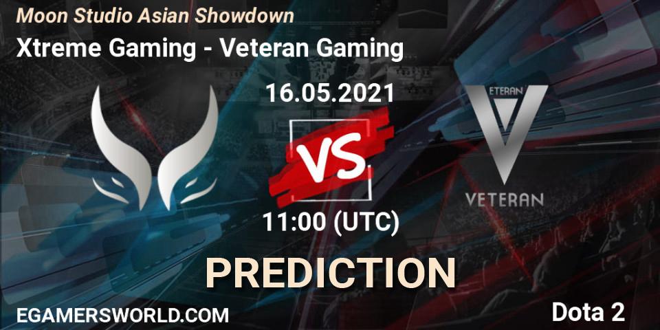 Prognoza Xtreme Gaming - Veteran Gaming. 16.05.2021 at 11:00, Dota 2, Moon Studio Asian Showdown