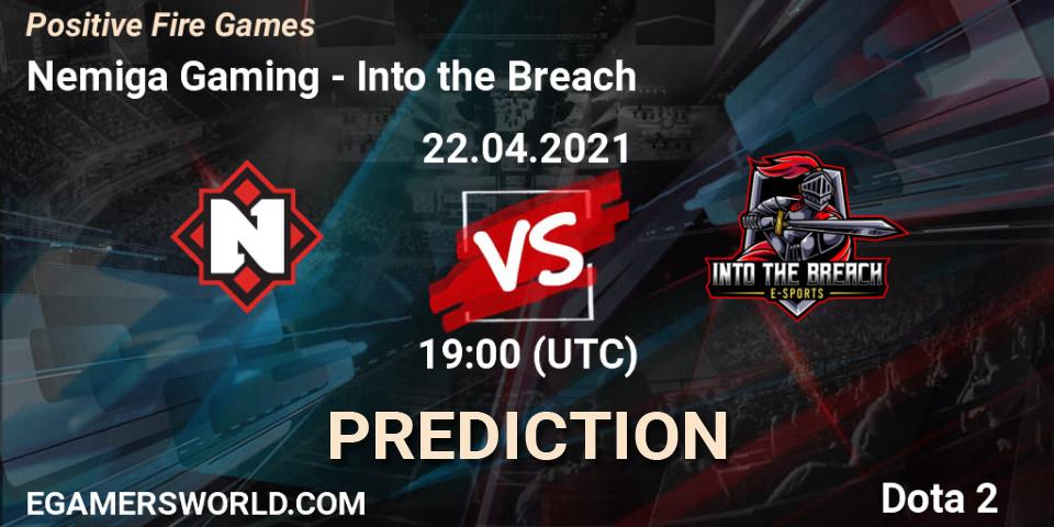Prognoza Nemiga Gaming - Into the Breach. 22.04.2021 at 19:21, Dota 2, Positive Fire Games