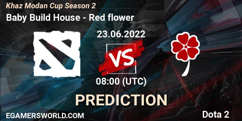 Prognoza Baby Build House - Red flower. 23.06.2022 at 08:25, Dota 2, Khaz Modan Cup Season 2