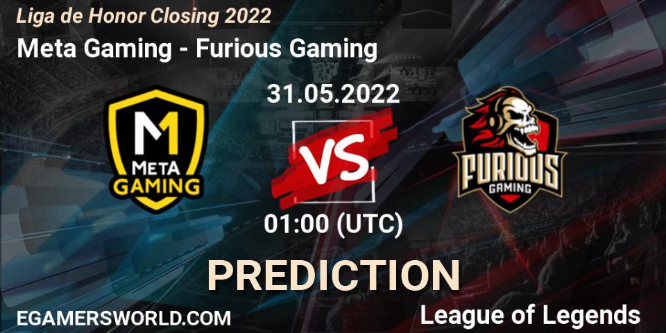 Prognoza Meta Gaming - Furious Gaming. 31.05.2022 at 01:00, LoL, Liga de Honor Closing 2022