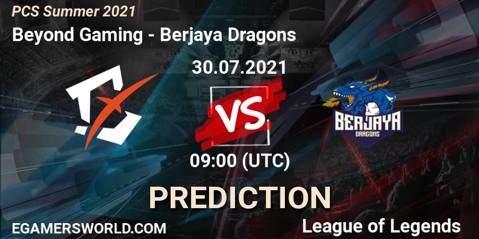 Prognoza Beyond Gaming - Berjaya Dragons. 30.07.2021 at 09:10, LoL, PCS Summer 2021