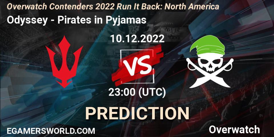 Prognoza Odyssey - Pirates in Pyjamas. 10.12.2022 at 23:00, Overwatch, Overwatch Contenders 2022 Run It Back: North America