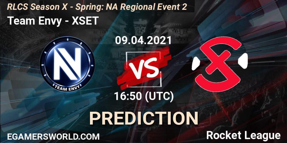 Prognoza Team Envy - XSET. 09.04.2021 at 16:50, Rocket League, RLCS Season X - Spring: NA Regional Event 2