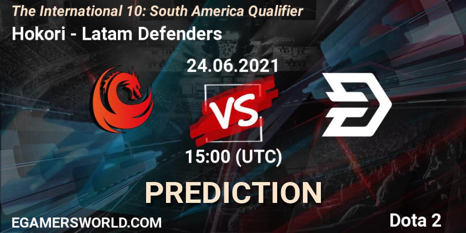 Prognoza Hokori - Latam Defenders. 24.06.2021 at 15:11, Dota 2, The International 10: South America Qualifier