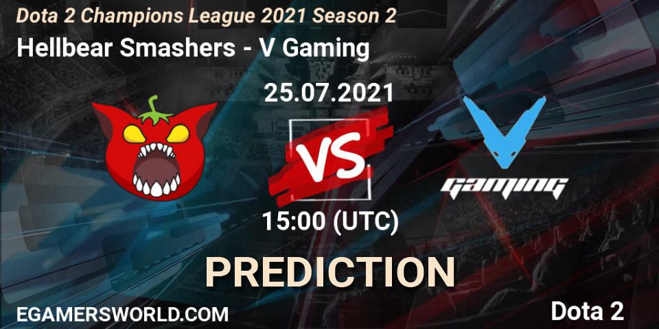 Prognoza Hellbear Smashers - V Gaming. 25.07.2021 at 15:38, Dota 2, Dota 2 Champions League 2021 Season 2