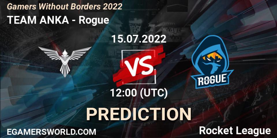 Prognoza TEAM ANKA - Rogue. 15.07.22, Rocket League, Gamers Without Borders 2022